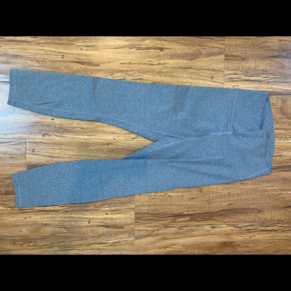 Fabletic high waisted heather knit 7/8 heather gray leggings